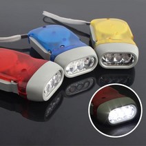 LED 자가발전 후레쉬 라이트 램프 렌턴 손전등, 1개, 1개