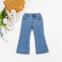 [이모맘] S/S 아동유아 데일리 스판 부츠컷 데님 팬츠 여아청바지 HA01