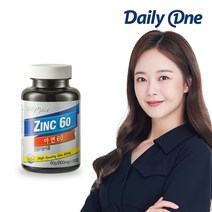 [데일리원]아연 60 (100정), 100정, 1통