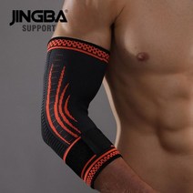 원피스 스포츠 팔꿈치 받침대 압축 탄성 지원 슬리브 피트니스 보호 패드 사이클링 러닝 액세서리, Bandage Orange, XXL-XXXL, Bandage Orange