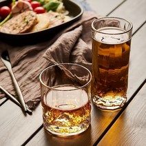 라씨에뜨 루시드 24k 골드라인 글래스 하이볼 언더락 유리잔 택1, 1개, 루시드 언더락잔 350ml