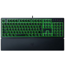Razer 레이저 Ornata V3 X JP 게이밍 ​​키보드 유선 얇은 조용한 멤브레인 스위치 내마모성과 내성을 향상시킨 UV 코트 ABS 키캡 싱글 존 Chroma RGB 내구성과 내수성으로 설계 인체 공학적 손목 받침대 포함 일본어 배열 대행사 보증품]