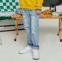 낮12시전 주문시 당일발송! [대전NC유성점] BEST 아이템 클리어런스 시즌오프 기모 맨투맨/상하복/아우터/팬츠!!! [구제 워싱 릴렉스핏 데님] IKTJ228L3