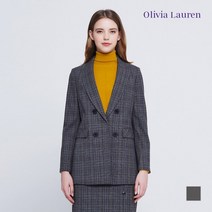 올리비아로렌 올리비아로렌 _옐로우핀 체크 자켓_VOPFUVW9121