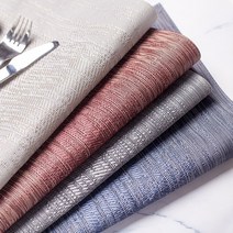 다우닝 식탁 의자 독일 플레이스 매트 미끄럼 방지 단열 유럽식 테이블 워시 프리 환경 보호 접시 요리 서양 음식, [03] 보르도 레드