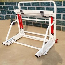 장애물 바 조정 가능한 탈착식 허들 표준 학교 육상 경기 훈련 민첩성 스포츠 연습, 01 일반훈련 접이식 허들 76.2-106.