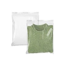 APQ Supply 892542 투명 지퍼 탑 백 35.6 x 40.6cm14 16인치 100팩 2mm 폴리 중소기업용 내구성 있는 씰 방수 재밀폐 비닐 봉투 식품 서비스 플라스틱, 14