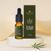 브라이트스카이 7% 햄프씨드오일 CBD CBG 카나비노이드 대마종자유 오일, 10ml, 1개