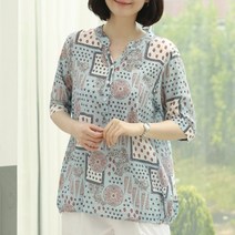 [웬디즈갤러리]리베로 반오픈 블라우스 VBL020