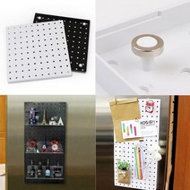 자석타공판 타공게시판 타공보드 타공판보드, 흰색