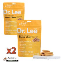 닥터리 가수분해 덴탈츄 강아지 덴탈껌 2팩, 구강건강, 180g, 2개