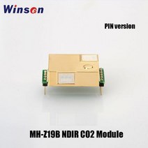 Winsen MHZ19B NDIR CO2 모듈 센서 2000/5000 ppm 방수 및 부식 방지 긴 수명 골드 챔버 2 개, 400-2000ppm-Pin Ver.
