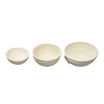 글루텐 원형 발효바구니 (3size) 반느통 바네통 Banneton, 원형발효바구니(대)+원형광목천(대)SET