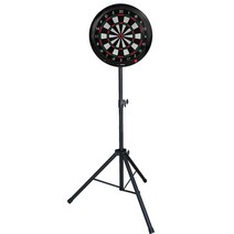 자석 스탠드 다트판 룰렛 회전 보드게임 이벤드 행사, 블랙 vdart 타겟