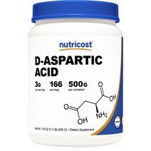 뉴트리코스트 D-아스파르트산, 500g, 1개