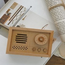 우드 라디오 오르골 데코소품 장식품 인테리어용품