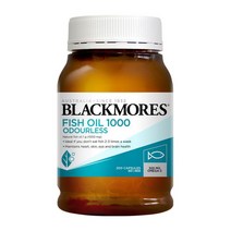 블랙모어스 오더리스 피쉬오일 1000mg 캡슐, 400개입, 1개