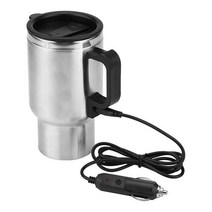 차량용 전기포트 커피포트 카포트 캠핑용 12V 450ml USB 전기 난방 자동차 주전자 캠핑 여행 물 커피 우유, 01 12V 450ML