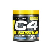 Cellucor 셀루코어 C4 스포츠 프리 워크아웃 파우더 가루 분말 블루 라즈베리 213g