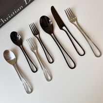 투데이즈바잉 포크나이프셋트, 실버 디저트 포크 (중형)