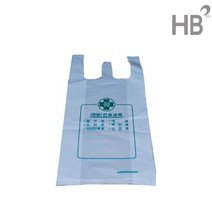 진료과목 비닐봉투 하이덴 200매 재활용 친환경 투명 배달 쇼핑 비닐봉지