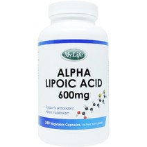 My Life 마이라이프 알파리포산 600 mg 240 야채캡슐, 1병