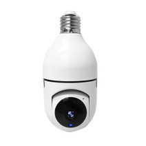 무선 전구형 간편 실내 홈캠 베이캠 CCTV 설치 360도 회전 매장 사무실 창고, 일반형 + 128GB 메모리