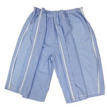 검사복 병원 환자 검진 복 기능성 반바지 여름 노인 남성 여성 개방형 병원 가운