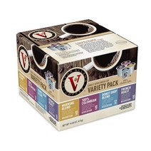 Victor Allen Variety 빅터앨런 도넛샵 모닝 콜럼비안 프렌치 버라이어티 큐리그캡슐 커피 42개입 14.64oz(415g)
