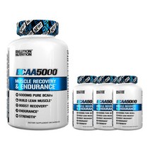 EVLUTIONNUTRITION BCAA 5000mg 캡슐, 240정, 4개