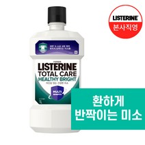 리스테린 헬씨 브라이트 구강청결제, 1개, 1000ml
