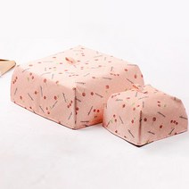 모던인테리어 보온보냉 접이식 밥상보 음식덮개 보온덮개 식탁보 푸드커버 소형 대형, 핑크체리