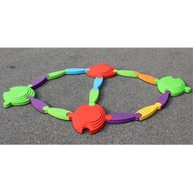 어린이실내체육 균형잡기 징검다리평균대 액티비티 대근육 신체발달 체육교구 신체활동 집중력 팀게임