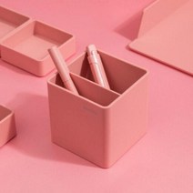DELI 델리 누사인 ABS 펜꽂이 NS011 연필꽂이, 블랙(NS011BK)