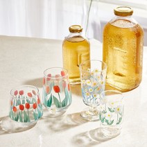 인사이드리빙 델몬트병 유리병 500ml 1500ml 카페 식당, 1000, 프레쉬유리병 1리터(골드마개)