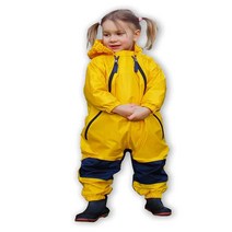 Tuffo Muddy Buddy 커버롤 레드 36개월 3T, Yellow, Yellow