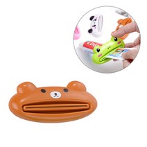 곰돌이 모양 물감 염색약 튜브 (알뜰 치약짜개 B타입 1p-브라운) 캐릭터 곰 치약 스탠딩 홀더 롤링 짜개 디스펜서
