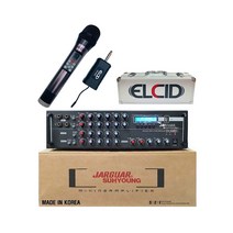 쟈가앰프 국산 2체널 PA-308BT STM 블루투스 USB mp3 (EQ/에코기능 무선마이크 옵션선택), 전택2) 앰프+1체널무선마이크