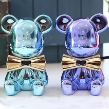 도그독 레인보우 크롬베어 [1+1세트] 차량용방향제, 크롬베어 (블루 + 블루), 넘버5 X 2개