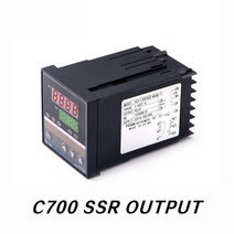 REXC400 C700 C900 디지털 PID 온도 컨트롤러 서모 스탯 SSR 또는 릴레이 출력 KJSPT100 열전쌍, [03] C700 SSR Output