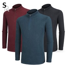 스타일랑 하루종일 남성 겉안 양기모 따뜻한 집업 긴팔 티셔츠_빅사이즈 등산복 작업복