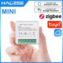 Tuya-스마트 ZigBee 조명 스위치 모듈 DIY 차단기 양방향 제어 지원 알렉사 구글 홈 호환, [01] Zigbee Version