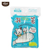 강아지 외이염 귀세척 면봉 이어크리너 귀세정용품 귀봉 강아지면봉
