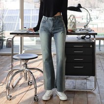 [숏ver] 수비진 SP215-1 옆 워싱 롱 부츠컷진 여성청바지 부츠컷핏 롱부츠컷 숏부츠컷 기장선택