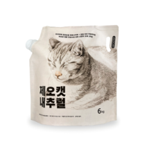 제오캣 내추럴 벤토나이트 고양이 모래 6kg 1개