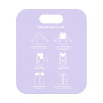 옷접기판 옷개는기계 접이식 옷 홀더 정리함 리빙박스 다용도 수납함 플라스틱 키즈 세탁 보드 보관 도구 빨래, [10] Purple