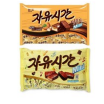 해태제과 자유시간 미니 아몬드, 1set