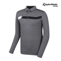 [테일러메이드] 남성 라인 배색 카라 티셔츠 TMTYK3171-193