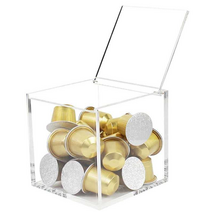 투명 아크릴 박스 케이스 전시 상자 수납함 경첩형 뚜껑 선물 포장