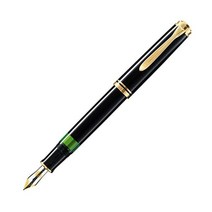 일본발송 펠리칸 만년필 소버린 M600 블랙B 볼드, 펜촉 EF 극 가는 글씨